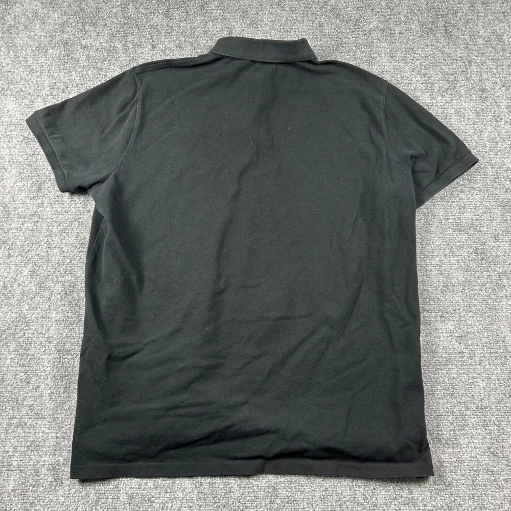 Polo Ralph Lauren Polo Shirt Mens XXL Black Custom Slim Fit‎ Red Pony Logo Short